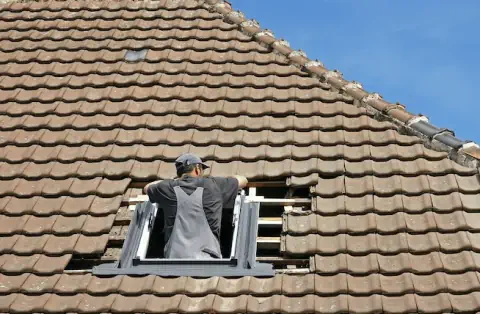 Pose de velux - Taillades